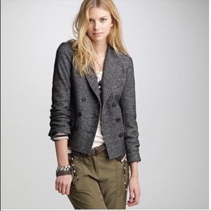 J crew wool blend jacket size 2
